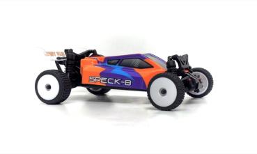 HOBBY PLUS RC 2WD BUGGY "SPECK-B" 1/24 RTR (RAZOR ORANGE) + ABSIMA HARDCASE TRANSPORTTASCHE